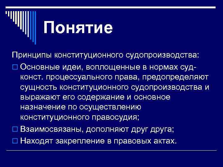 Общие правила конституционного судопроизводства