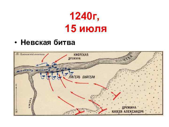 1240 г, 15 июля • Невская битва 