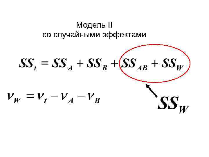 Модель II со случайными эффектами 