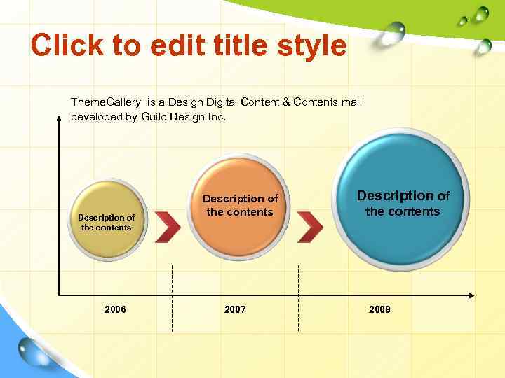 Click to edit title style Theme. Gallery is a Design Digital Content & Contents