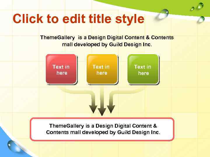 Click to edit title style Theme. Gallery is a Design Digital Content & Contents