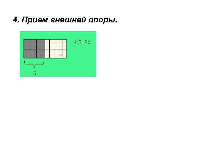 4. Прием внешней опоры. 