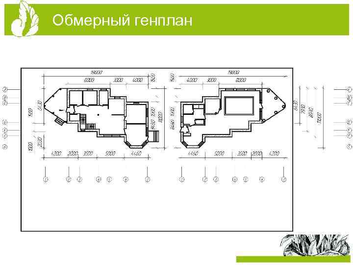 Обмерный генплан 