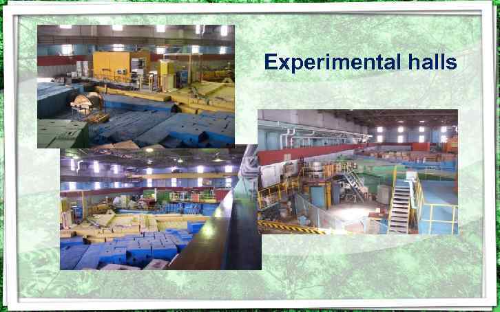 Experimental halls 