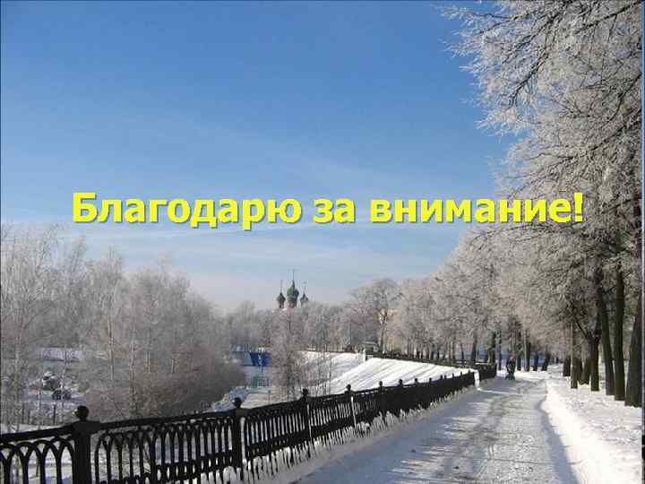 Благодарю за внимание! 