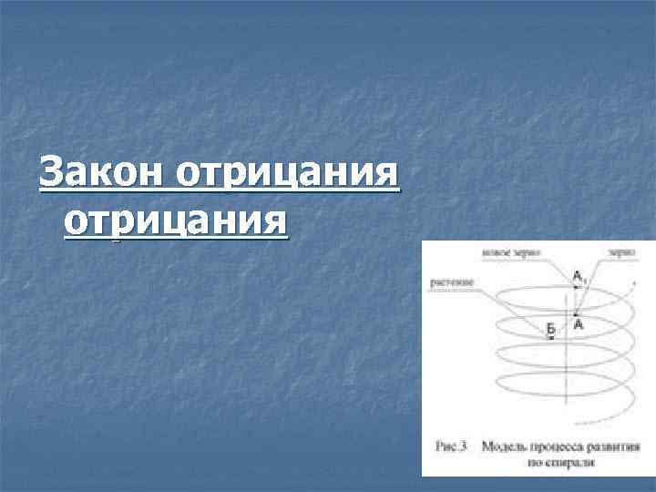 Закон отрицания 