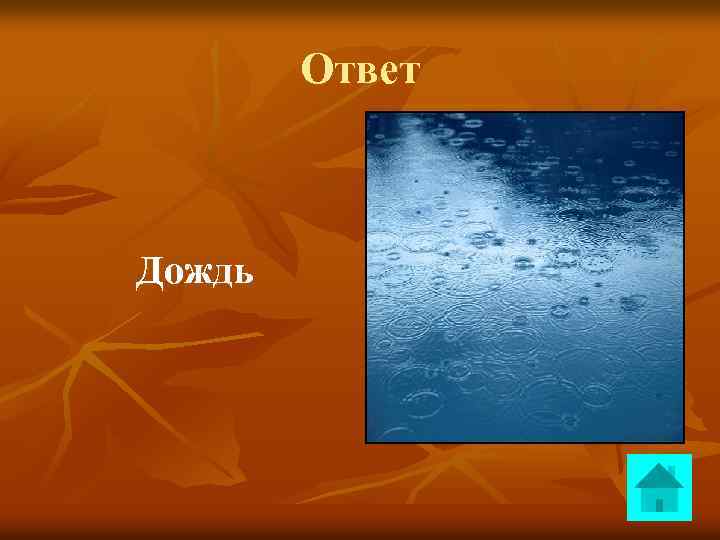 Ответ Дождь 