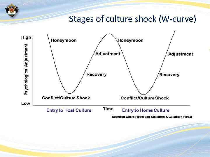 Stages of culture shock (W-curve) 