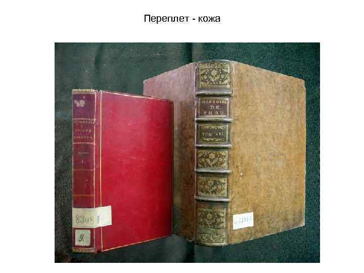 Переплет - кожа 