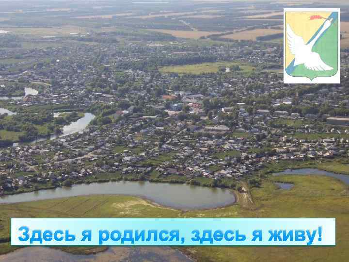 Здесь я родился, здесь я живу! 