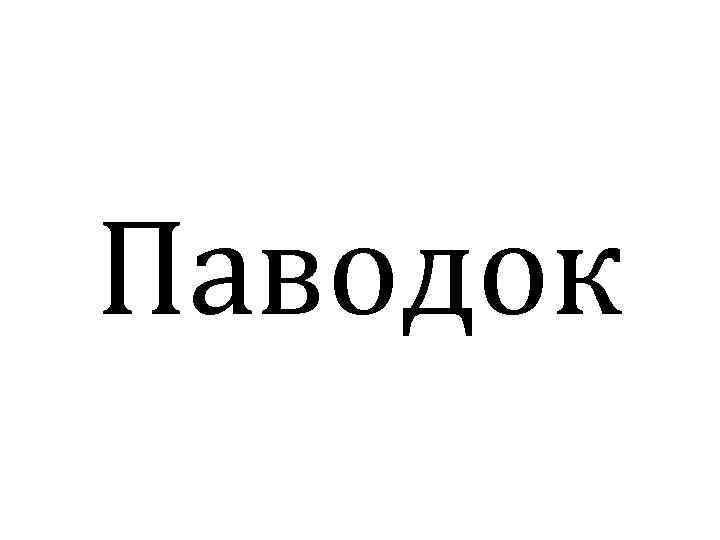 Паводок 