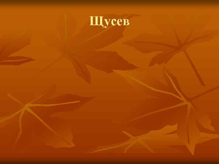 Щусев 