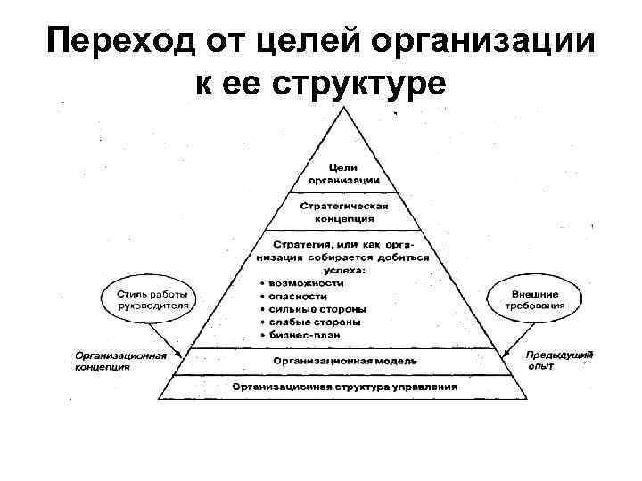 Понятие организационного проекта