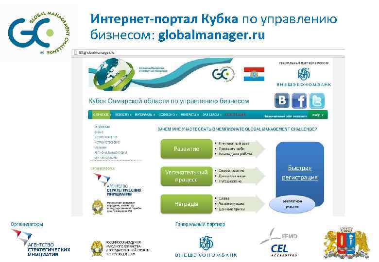 Интернет-портал Кубка по управлению бизнесом: globalmanager. ru 