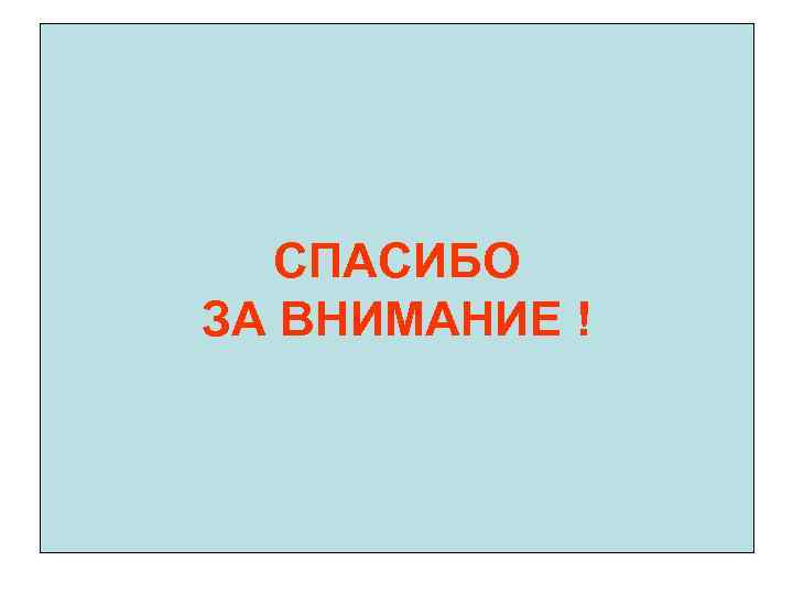 СПАСИБО ЗА ВНИМАНИЕ ! 
