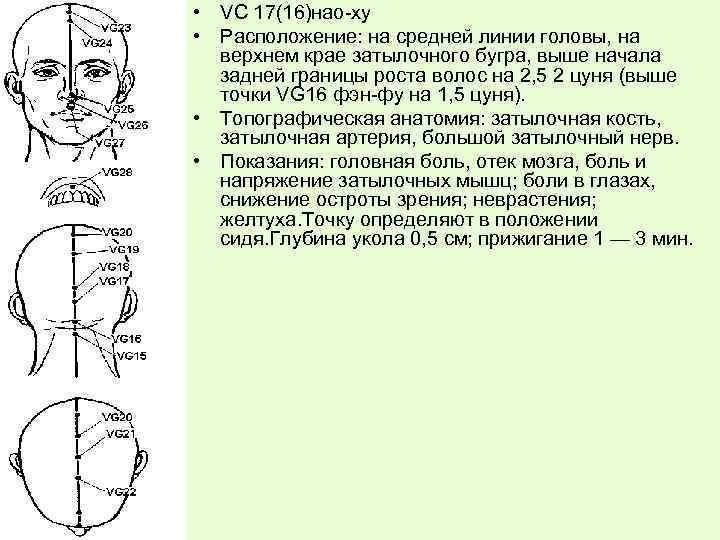 Меридианы на лице человека схема