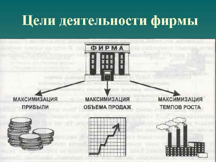 Цели деятельности фирмы 