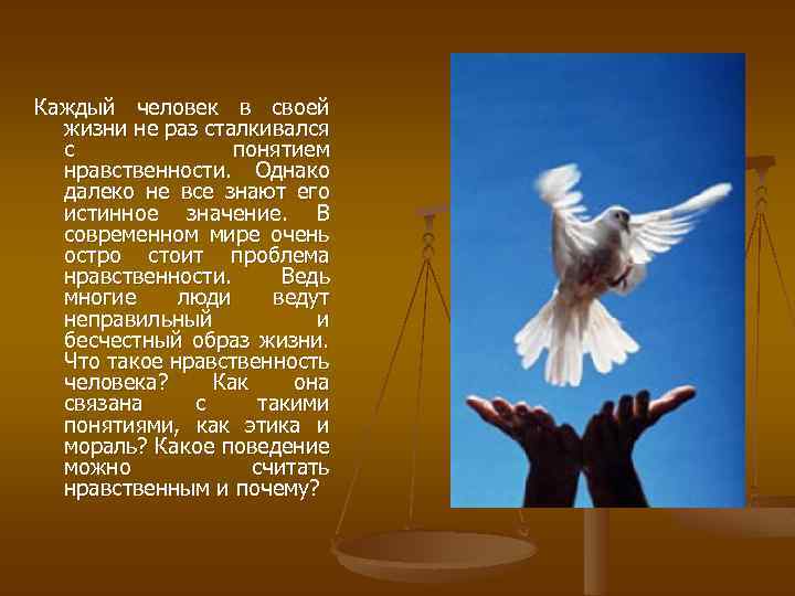 Каждый человек в своей жизни не раз сталкивался с понятием нравственности. Однако далеко не