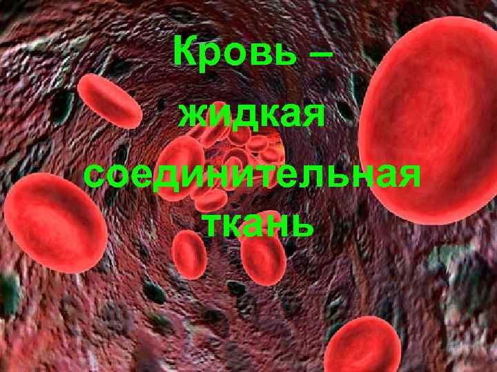 Кровь – жидкая Форменные соединительная элементы ткань крови Подготовил: преподаватель НМБК Зимина И. В.