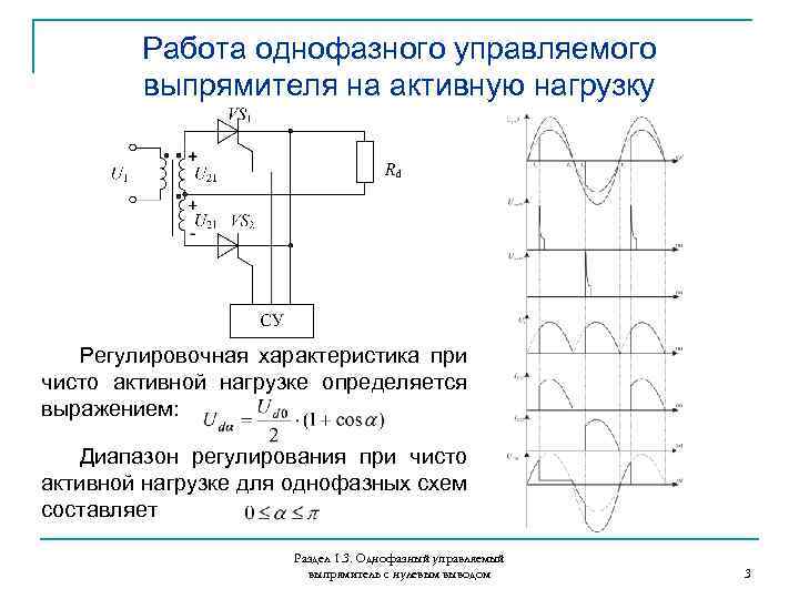 Управляемые выпрямители