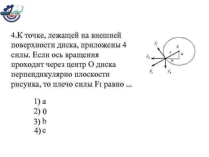 Ось вращения центр вращения. К точке лежащей на внешней поверхности диска приложены 4 силы. К точке на внешней поверхности диска приложено 3 силы. Плоскость вращения диска. Ось вращения диска.