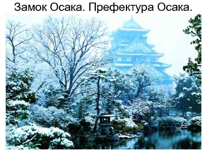 Замок Осака. Префектура Осака. 