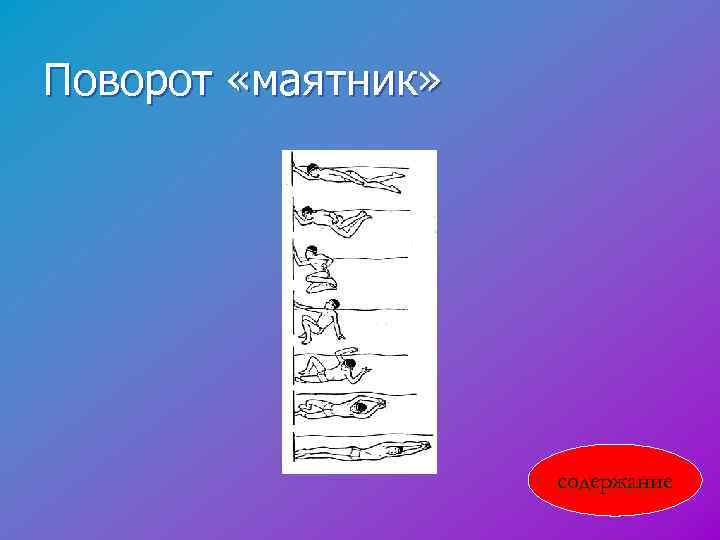 Поворот «маятник» содержание 