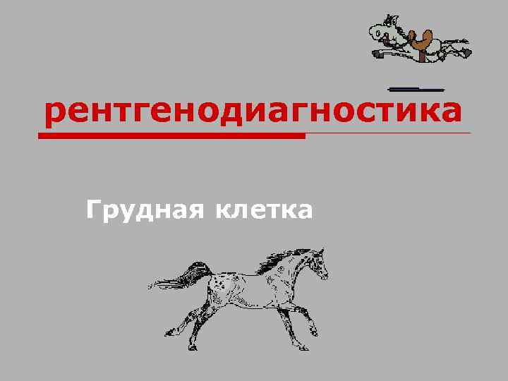 рентгенодиагностика Грудная клетка 