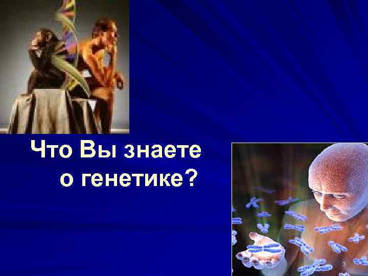 Что Вы знаете о генетике? 3 