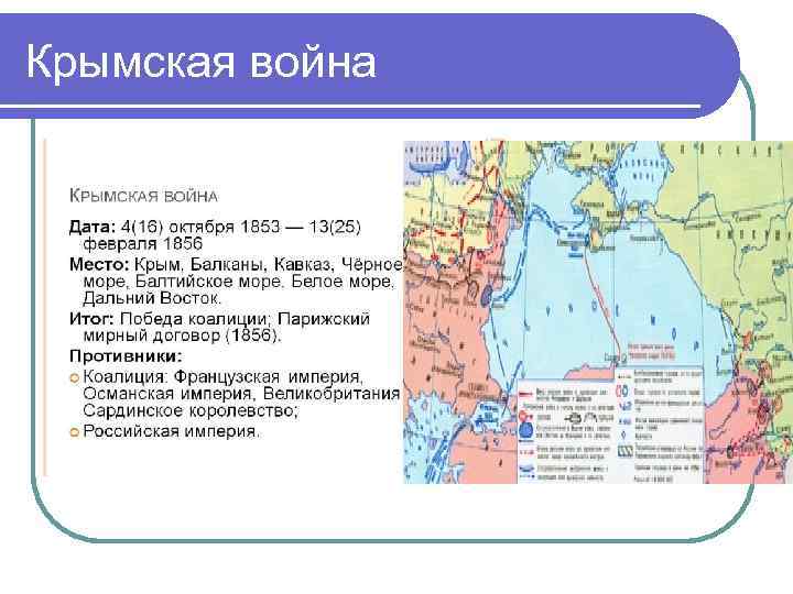 Крымская война 