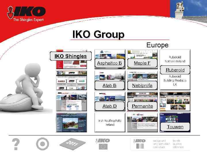 IKO Group Europe IKO Shingles Asphaltco B Meple F Ruberoid Atab B Nebiprofa Atab