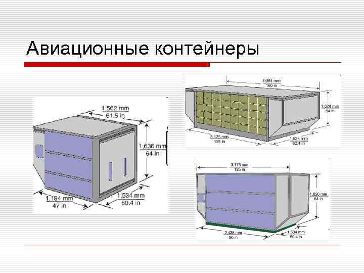 Авиационные контейнеры 