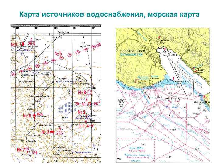 Карта источников воды