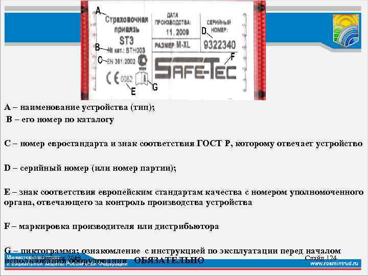 А – наименование устройства (тип); B – его номер по каталогу С – номер