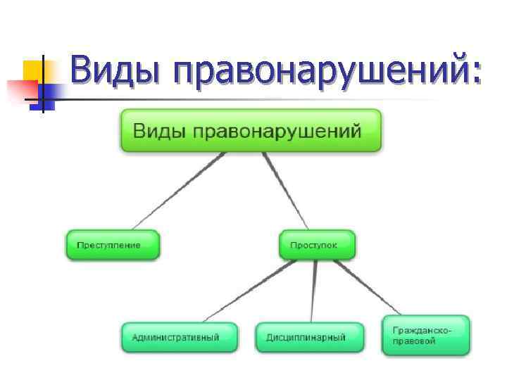 План на тему правонарушение