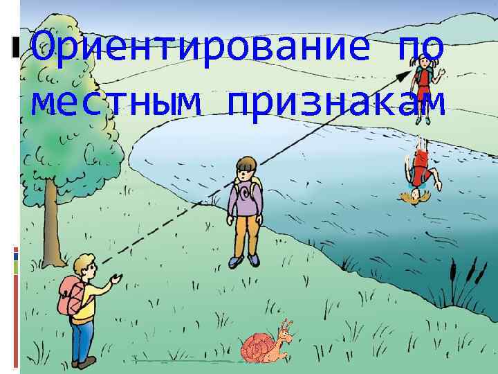 Ориентирование по местным признакам 