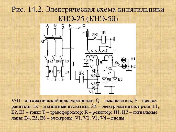 Кнэ 100 01 схема подключения