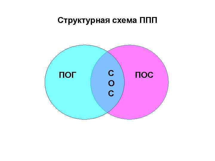 Структурная схема ППП ПОГ С О С ПОС 