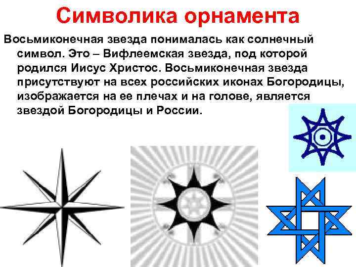 Символ восьмиконечной звезды в православии