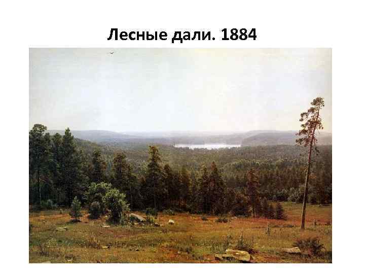 Лесные дали. 1884 