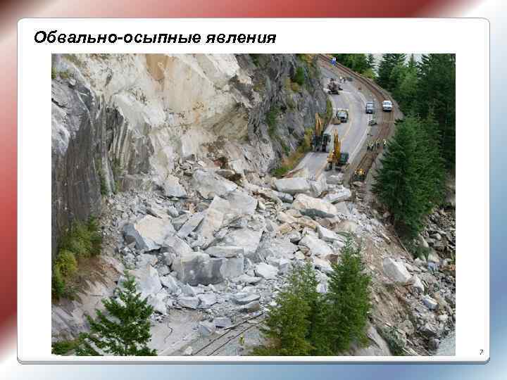 Обвально-осыпные явления 7 