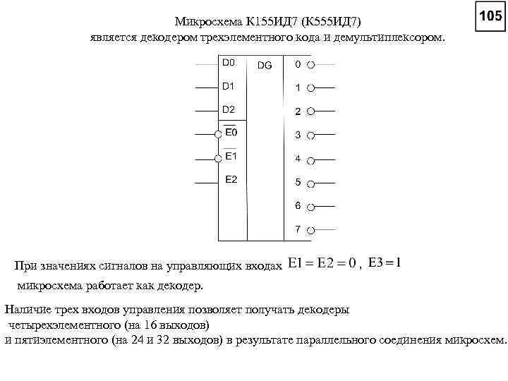 Микросхема к555лн1 описание и схема включения