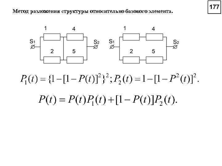 Метод разложения структуры относительно базового элемента. 
