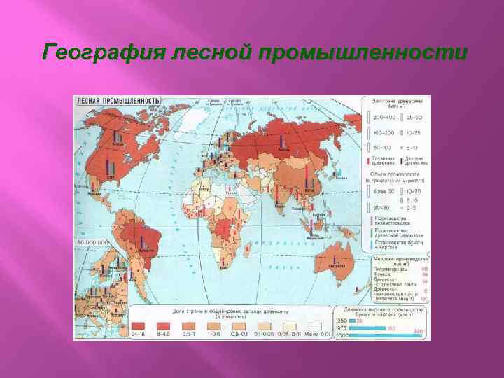 География лесной промышленности 