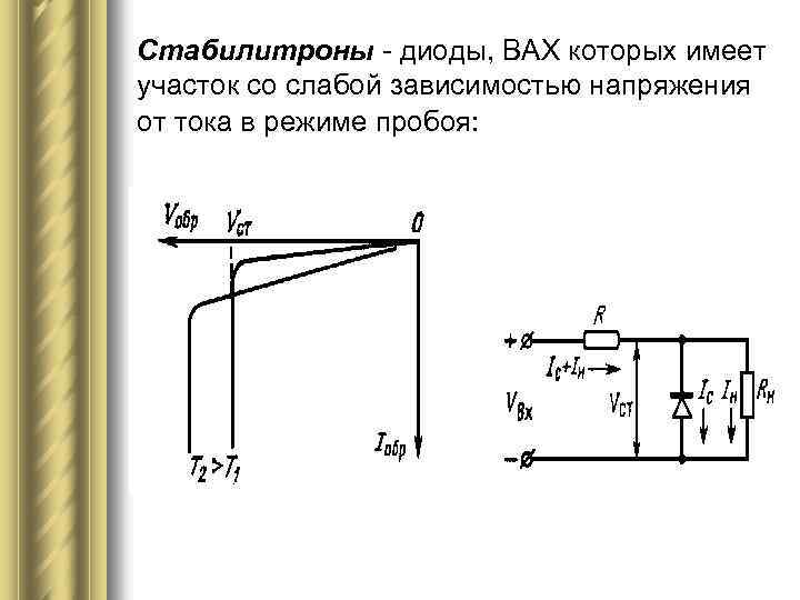 Схема замещения полупроводникового диода