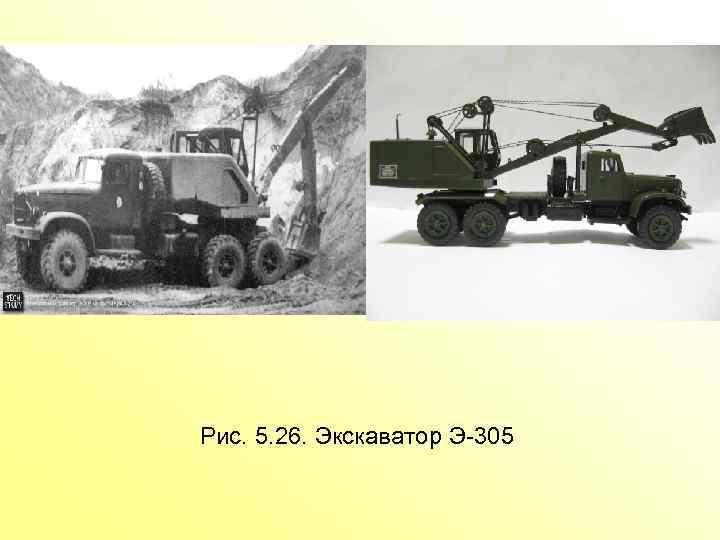 Рис. 5. 26. Экскаватор Э 305 