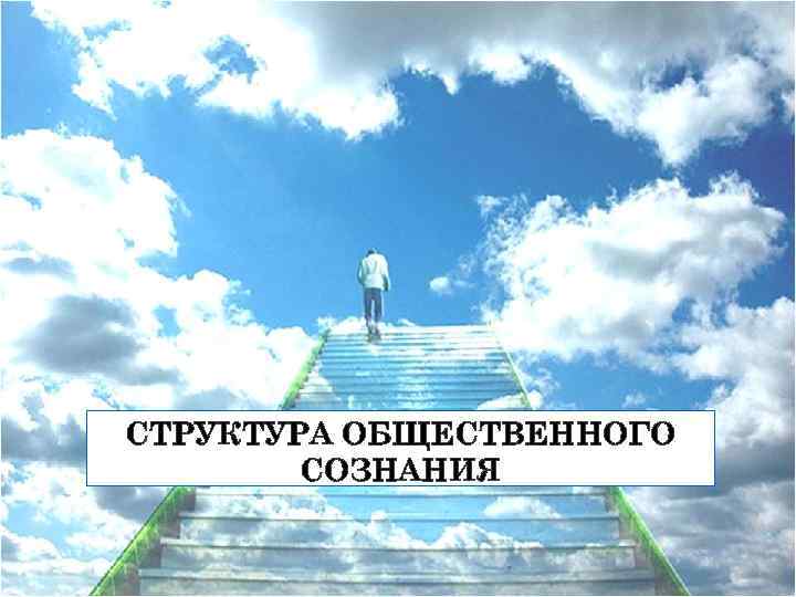 СТРУКТУРА ОБЩЕСТВЕННОГО СОЗНАНИЯ 