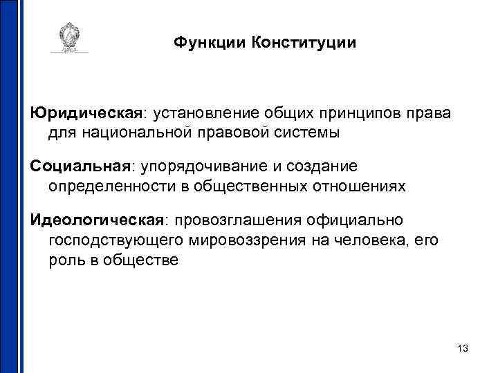 Конституционное право рф презентация 10 класс право