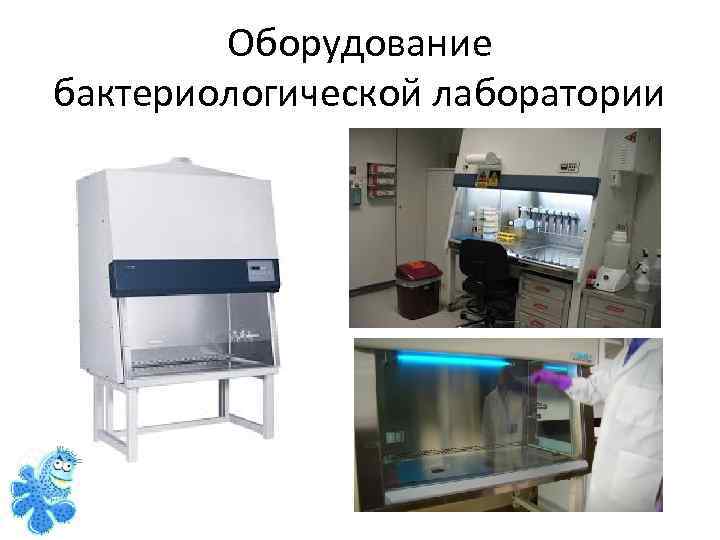 Оборудование бактериологической лаборатории 