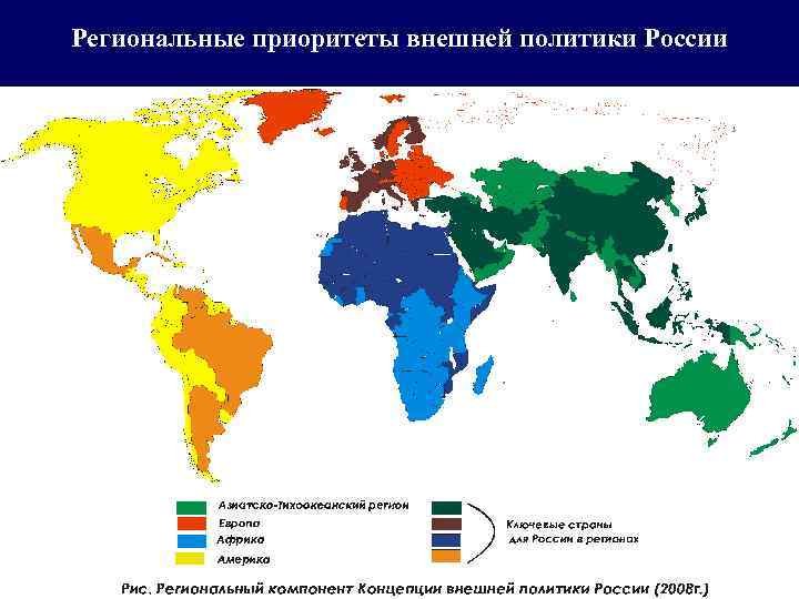 Региональные приоритеты внешней политики России 